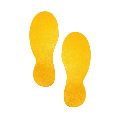 Adhésif orientation - Empreintes de pas - 90x240 mm - Lot de 10