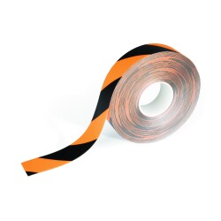 Rouleau Adhésif Antidérapant Bicolore - DIN 51130 Classe R9 - 50 mm x 30 m x 0,7 mm  - Vert et blanc