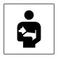 Pictogramme - Porter les Chiens - ISO 7001