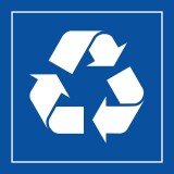 Pictogramme d'information - Poubelle ou container de recyclage - ISO 7001