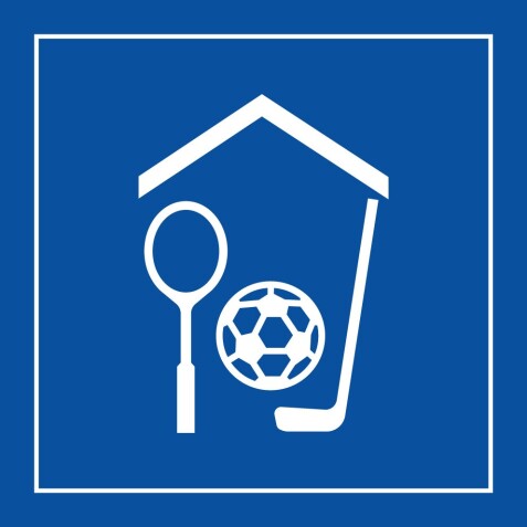 Pictogramme d'information - Gymnase/salle de sport - ISO 7001