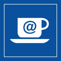 Pictogramme d'information - Cybercafé - ISO 7001 - Gravoply