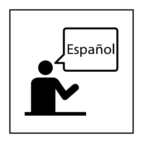 Panneau d'information - Communication dans la langue spécifiée - ISO 7001 - Gravoply