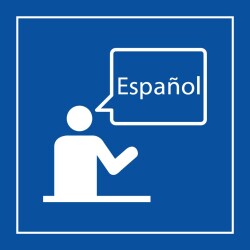 Panneau d'information - Communication dans la langue spécifiée - ISO 7001 - Gravoply