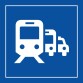Panneau d'information - Pôle de correspondance ou gare routière - ISO 7001 - Gravoply