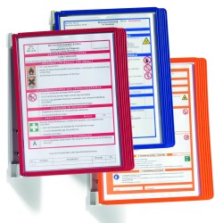 Support Mural - Porte-Document A4 - Polypropylène Mat Antireflet  - Orange
