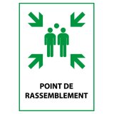 Panneau de Premiers Secours ISO 7010 - Point de Rassemblement - E007