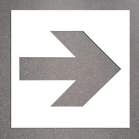 Pochoir - Flèche directionnelle Grand Format - PVC Souple