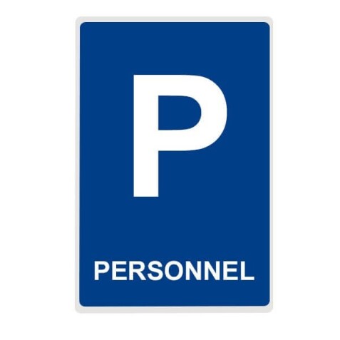 Panneau - Parking Personnel - Aludibond/Aluminium Cover-Chant