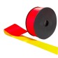 Ruban de Sécurité - Textile Fluorescent Jaune et Rouge - NF P98-465  - 50 x 35 mm