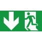 Panneau - Sortie de secours - E001  - 400 x 200 mm - PVC