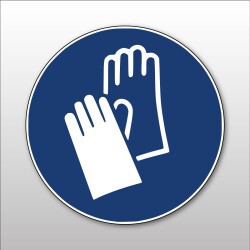 Panneau EPI obligatoire - Gants de protection obligatoires - M009