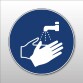 Panneau obligation - Lavage des mains obligatoire - M011