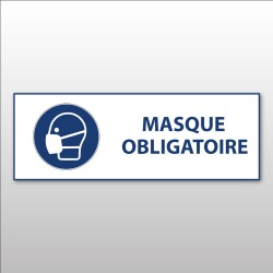 Panneau obligation - Masque obligatoire - M016