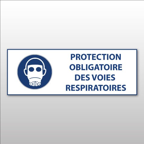 Panneau d'Obligation - Protection des voies respiratoires obligatoire - M017