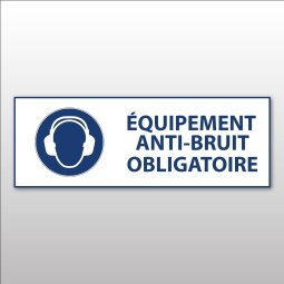 Panneau d'Obligation - Equipement anti-bruit obligatoire - M003