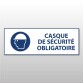 Panneau d'Obligation - Casque de sécurité obligatoire - M014