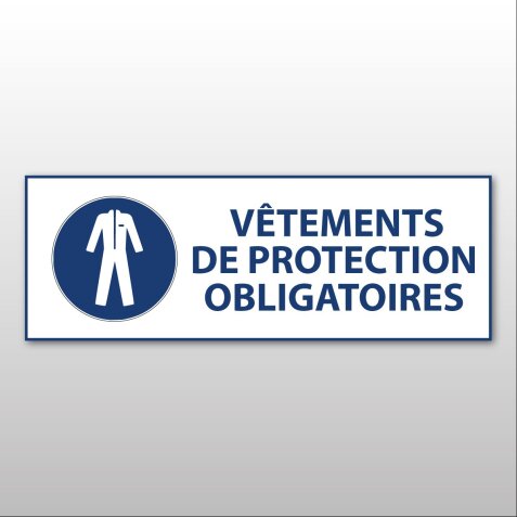 Panneau d'Obligation - Vêtements de protection obligatoires - M010