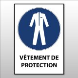 Panneau ISO 7010 - Vêtements de protection obligatoires - M010