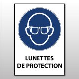 Panneau - Lunettes de protection obligatoires - M004