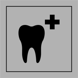 Panneau d'information - Soins dentaires - ISO 7001