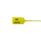Scellés de Sécurité SEALI - Polypropylène - 250 mm - Par 100  - Jaune