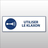 Panneau Utiliser le klaxon - M029 - ISO 7010