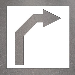 Pochoir - Flèche droite/gauche - PVC Souple