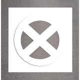 Pochoir - Arrêt et stationnement interdits - PVC Souple