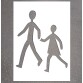 Pochoir - Traversée d'école - 120 x 80 cm - PVC