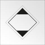 Signalisation de transport normalisée ADR - Quantité limitée LQ11   - 100 x 100 mm - Vinyle