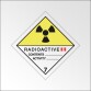 Signalisation de transport normalisée ADR - Matières radioactives, catégorie II- ADR 7   - 250 x 250 - PVC