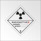 Signalisation de transport normalisée ADR - Matières radioactives, catégorie I - ADR 7   - 250 x 250 - PVC