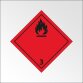 Signalisation de transport normalisée ADR - Liquides inflammables - ADR 3   - 100 x 100 mm - Vinyle