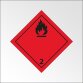 Signalisation de transport normalisée ADR - Gaz inflammables - ADR 2   - 100 x 100 mm - Vinyle