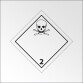 Signalisation de transport normalisée ADR - Gaz toxiques - ADR 2   - 250 x 250 - PVC