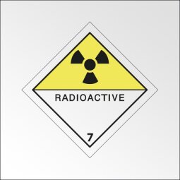 Signalisation de transport normalisée ADR - Matières radioactives- ADR 7