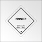 Signalisation de transport normalisée ADR - Fissile   - 250 x 250 - PVC