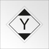 Signalisation de transport normalisée ADR - Quantité limitée LQY11   - 100 x 100 mm - Vinyle