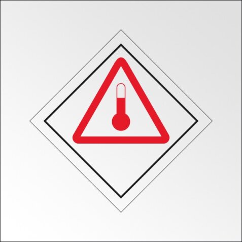 Signalisation de transport normalisée ADR - Produits chauds