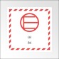 Signalisation de transport normalisée - Quantité exceptée   - 300 x 300 mm - PVC