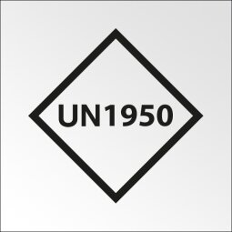 Signalisation de transport normalisée - UN..- Vinyle adhésif - 100 x 100 mm