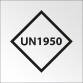 Signalisation de transport normalisée - UN..- Vinyle adhésif - 100 x 100 mm   - 250 x 250 mm - PVC