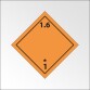 Signalisation de transport normalisée ADR - Matières et objets explosifs  ADR 1.6   - 250 x 250 - PVC