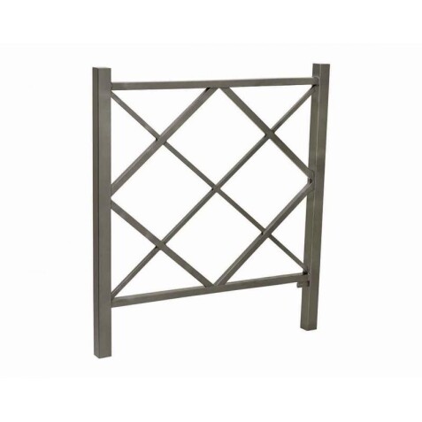 Barrière de Sécurité Urbaine - LOSANGE - NF/CE - 1500mm - Acier  - Vert foncé