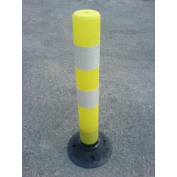 Balise de délimitation articulée - Jaune rétro-réfléchissante  - 750 mm
