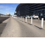 Balise de délimitation réfléchissante Articulée - Blanc  - 750 mm