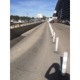 Balise de délimitation réfléchissante Articulée - Blanc  - 750 mm