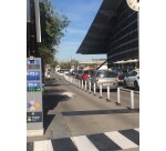 Balise de délimitation réfléchissante Articulée - Blanc  - 750 mm