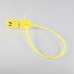 Scellés de Sécurité - POLY350 - 350mm - Polypropylène - par 100  - Jaune